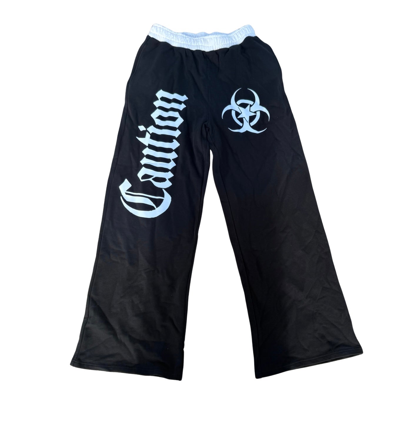 “WARNING LABEL” HEAVYWEIGHT SWEATS-BLACK