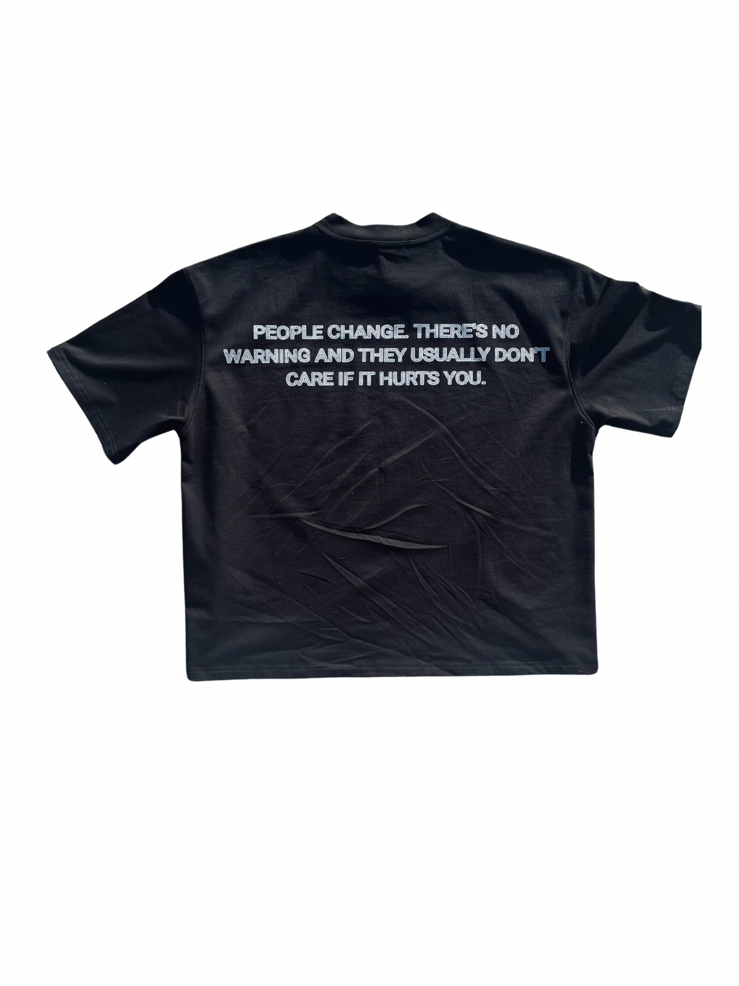 “Warning Notice” Black Tee